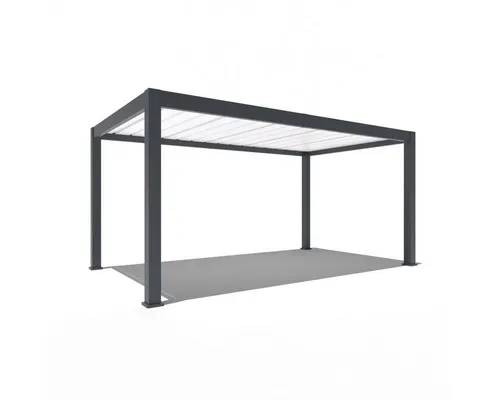 Weide Carport Voll-Alu, B520/H255/T300 cm - Carport aus robustem Voll-Aluminium mit langlebigem Sandwich-Paneel-Dach, schützt Ihr Auto vor Sonne, Regen und Schnee – ideal für komfortable Fahrzeugunterbringung.
