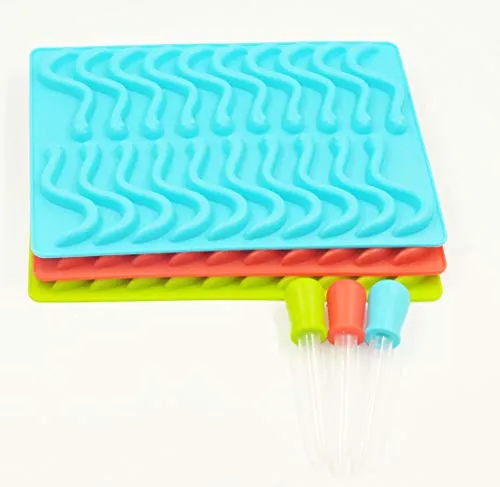 Selecto Bake – Silikonform mit 20 Mulden – 1 nach dem Zufallsprinzip, zum Herstellen von Süßigkeiten, Schokolade, Fondant, Gelee und anderen süßen Leckereien, im Ofen, Kühlschrank, Mikrowelle