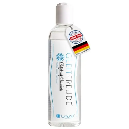 Deluxe Lumunu Aqua Gleitmittel 250ml | Gleitfreundliches Feuchtigkeitsgel | Wasserbasiert, lang anhaltend & hautfreundlich