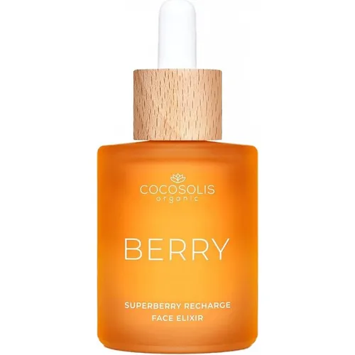 COCOSOLIS BERRY Superberry Recharge Gesichtselixier - Veganes Gesichtsserum mit Bio-Ölen und Vitamin E, perfekt für anspruchsvolle Hautpflege und zur Unterstreichung Ihrer natürlichen Schönheit. Ideal für Damen, 50 ml.