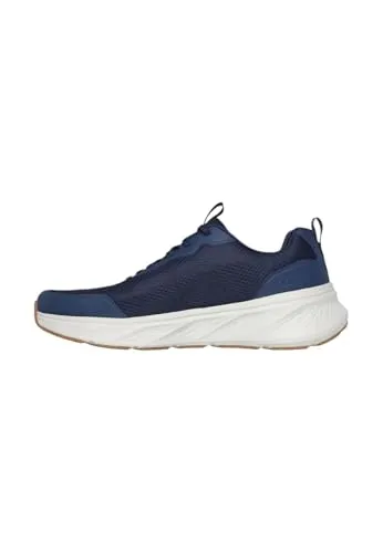 SKECHERS EDGERIDE - REKZE Blau - Sportliche Sneaker aus 100 % veganen Materialien, hergestellt aus mindestens 20 % recycelten Stoffen. Ideal für umweltbewusste Fashion-Liebhaber, die Komfort und Stil suchen.
