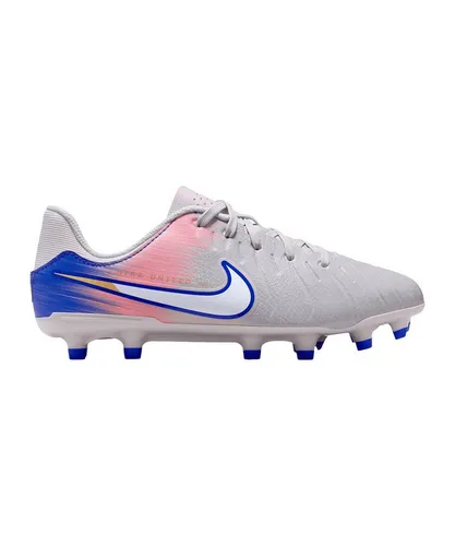 Nike Legend 10 Academy FG/MG United Kinder - graue Fußballschuhe - Die Nike Legend 10 Academy FG/MG United bieten maximalen Komfort und Kontrolle. Das leichte Obermaterial sorgt für ein perfektes Tragegefühl und die Sohle garantiert Stabilität auf Rasen und Kunstrasen.