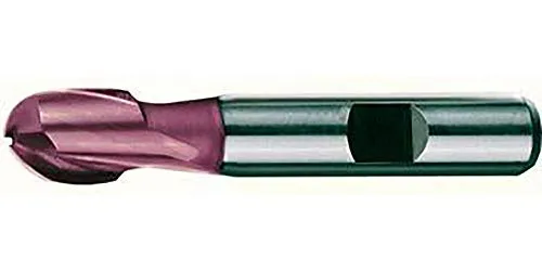 Radiusfräser kurz DIN 327 Typ N HSS Co8 TiAlN ø18mm - Zubehör für Elektrowerkzeug: Ideal für halbkreisförmige Profile, Kopier- und Zeilenfräsen. TiAlN-Beschichtung sorgt für bis zu 50% höhere Schnittgeschwindigkeit und ermöglicht Trockenbearbeitung.