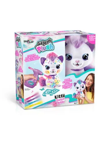 Canal Toys Airbrush Plüsch – Kitty (272OFG) - Stofftiere & Teddybären, kreatives Airbrush-Design für individuelles Gestalten und Spaß beim Spielen.