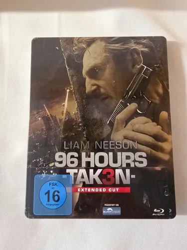 HOURS TAK3N  - Extended Cut - Blu Ray Steelbook - Neu und OVP!! 96