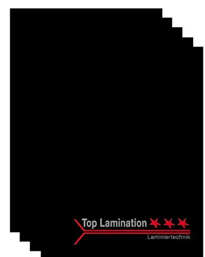 Schwarzes Bastel-Papier Tonpapier Tonkarton 10 Blatt DIN A4 210x297mm 140 g/m² für Scrapbooking Buntpapier Bastelkarton DIY Kreative Ideen