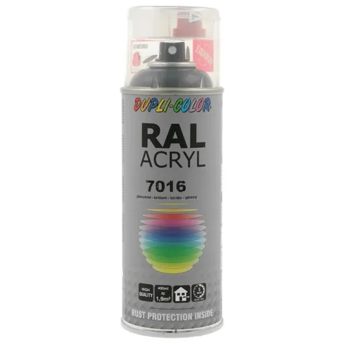Dupli Color RAL-Lack RAL ACRYL RAL 7016 anthrazitgrau glänzend 400 ml 363511