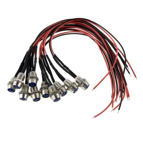 10x Schraub-LED in blau von Seki