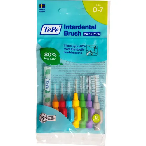 TePe Interdentalbürste Gemischt ISO-Größe 0-7 von TePe D-A-CH GmbH