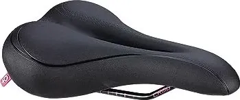 BBB Ladysport Black 162 mm Boron Fahrradsattel - Fahrradsattel für Damen, entwickelt für höchsten Komfort und Leistung. Mit anatomischer Aussparung und wasserdichtem Bezug, ideal für Freizeit- und Radsport.