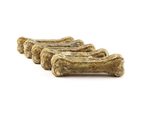 DOGBOSS DOGBOSS 100% Natur Mini-Kauknochen, hergestellt in EU 5er Set Strauß 10 cm, Snack für: Hunde