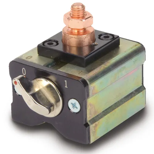 Schweißkraft Massemagnet MM 500 - Magnetpolklemme mit 50 kg Haltekraft, V-Auflage für sicheren Halt und einfache Bedienung, ideal für Schweißarbeiten.
