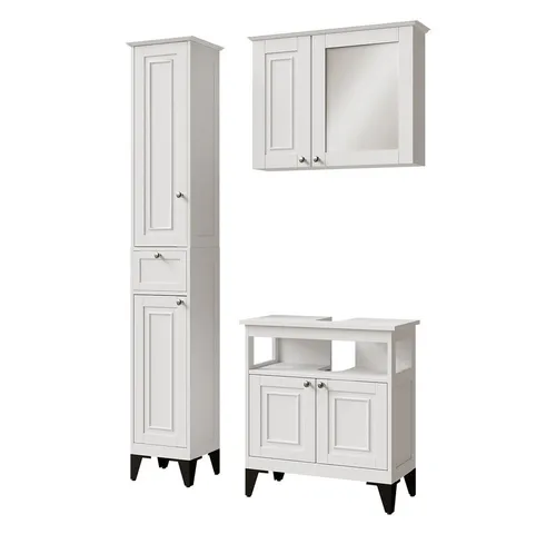 Vicco Badmöbel-Set Vanity, Weiß, 3 Teile von Vicco