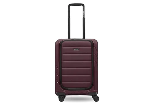 Redolz Handgepäck-Trolley Essentials 17 - Robuster Kabinentrolley mit Laptopfach - Handgepäck-Koffer aus widerstandsfähigem Polypropylen, ideal für Reisen. Mit praktischer Innenaufteilung, elastischem Kreuzpackgurt und TSA-Kombinationsschloss.