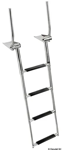 EasyUp Teleskopleiter mit Griffen zur Installation über der Badeplattform - Osculati 49.575.04