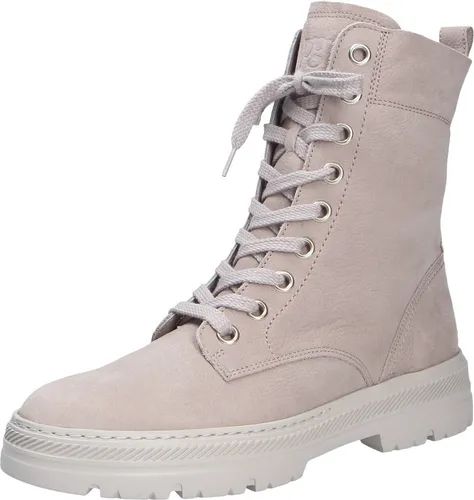 Paul Green Schnürstiefeletten Damen 31363135303131 Grau 38 EU - Wanderschuhe aus hochwertigem Nubukleder, super soft und bequem mit Reißverschluss und sportlichen Schnürsenkeln für einfaches An- und Ausziehen.