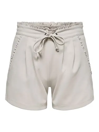 JDY Damen JDYNEW Catia JRS NOOS Shorts, Chateau Gray, L in grau von JDY