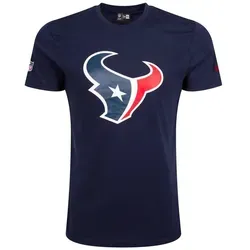 New Era T-Shirt NFL Houston Texans Logo XL - Herren-Shirt aus 100% Baumwolle in Blau, mit stylishem Houston Texans Logo. Perfekt für Fans und den lässigen Alltag.