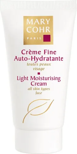 Mary Cohr Crème Fine Auto-Hydratante 50 ml - Feuchtigkeitspflege für strahlende Haut - Gesichtsreinigung mit 24h Feuchtigkeits-Wirkung, ideal für trockene Haut. Schützt vor Austrocknung und sorgt für ein glattes, strahlendes Hautbild.