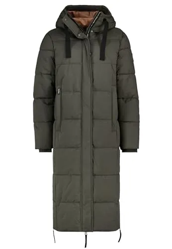 Sublevel Steppmantel in Khaki - M - Wärmeisolierender Steppmantel mit Kapuze und elastischen Ärmelabschlüssen. Ideal für kalte Tage, schützt er zuverlässig und bietet hohen Tragekomfort.