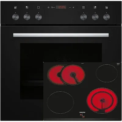 EQ110KA1B Herdset mit 5 Heizarten und LED-Display - Kochsets für kreative Köche, ausgestattet mit 5 Heizarten für vielseitige Zubereitungsmöglichkeiten und einem benutzerfreundlichen LED-Display.