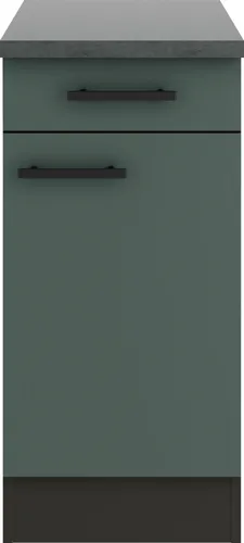 OPTIFIT Verona405 Küchen-Unterschrank 40 cm Steingrün