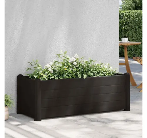 furnicato Hochbeet Garten-PP Anthrazit 100x43x35 cm (1 St)