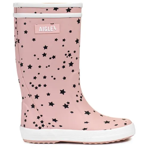 Aigle Gummistiefel LOLLY POP PLAY2 in Rosa, Größe 26 - Gummistiefel für Mädchen, wasserfest und mit fröhlichem Design, perfekt für Regenwetter und Outdoor-Abenteuer.