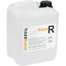 HAZEBASE Base*R Spezialfluid 5l Kanister - Flüssigkeiten & Düfte – Spezial Nebelflüssigkeit für ultimative Nebelmaschinen, geruchsneutral, biologisch abbaubar und nicht gesundheitsschädlich.