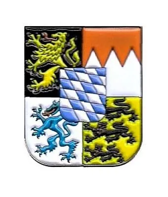 FahnenMax® Pin Anstecker Freistaat Bayern Wappen