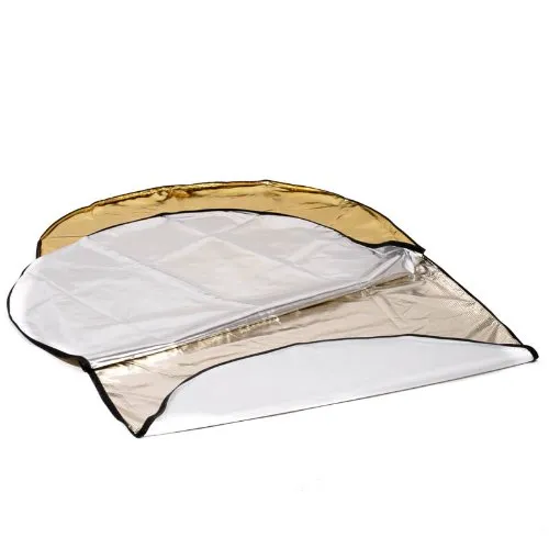 QUENOX Falt-Reflektor Quenox 5-in-1 oval 110 x 170 cm Diffusor 