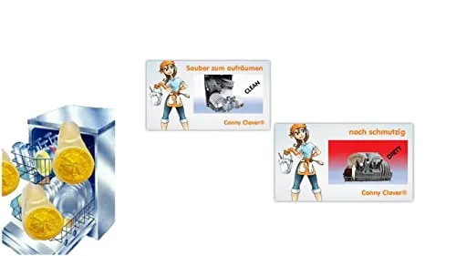 dirty clean + 3 Miniduft Zitronen für Ihren Geschirrspüler