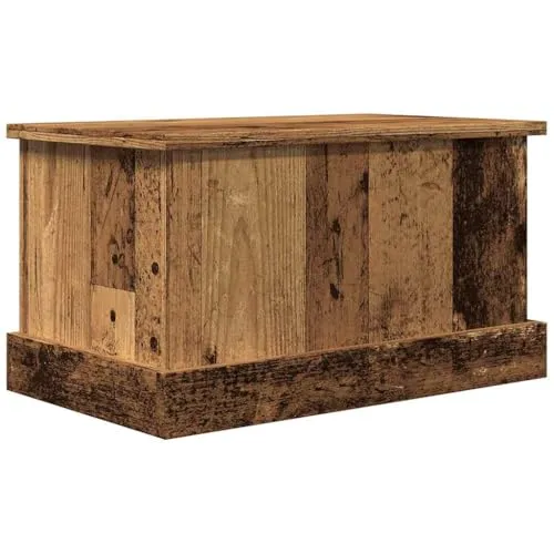 vidaXL Truhe Altholz-Optik 30x50x28 cm - Drohnen Aufbewahrungsbox in Altholz-Optik, ideal für Stauraum und als Tisch nutzbar. Langlebig und feuchtigkeitsresistent, schützt deine Dinge vor Staub.