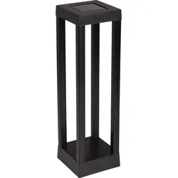 Solar-Leuchte Solarlampe Außenleuchte Gartenlampe schwarz LED IP44 Dekoleuchte - Schwarz