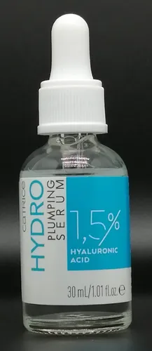 Catrice Hydro Plumping Serum - Hyaluronic Acid 30 ml - Tagespflege mit Hyaluronsäure, spendet intensive Feuchtigkeit und ist vegan, ideal für alle Hauttypen.
