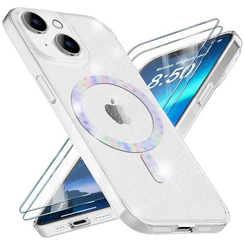 iPhone 14 Handyhülle MagSafe NALIA Case Cover matt dünn robust Magnet