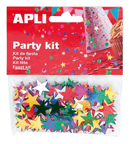 Party Kit Bolsa de Estrellas 15mm Metalizadas Apli 13821
