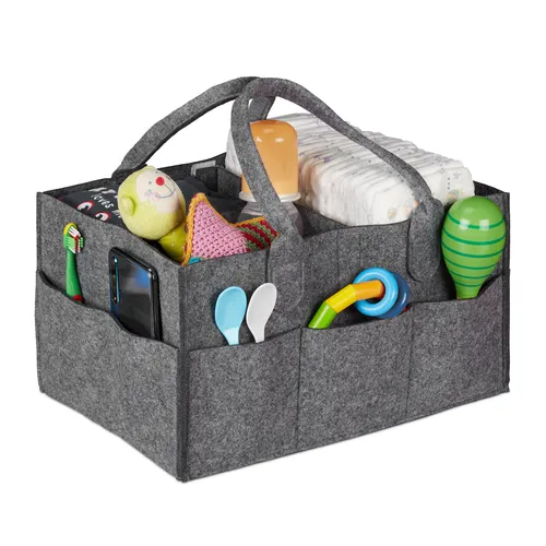 Baby windel caddy Wickeltisch Tasche Filz Windelkorb 11 Fächer tragbar
