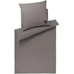 Joop! Soft Bettwäsche Set 135x200cm Taupe in braun von ELEGANTE