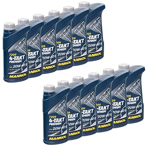 Motoröl 4-Takt Premium 20W40 MANNOL API SN 12 X 1 Liter
