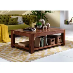 Massivmoebel24 Couchtisch OXFORD aus Akazie von Massivholzmöbel24