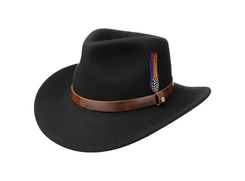Stetson Cowboyhut (1-St) Cowboyhut mit Lederband von Stetson