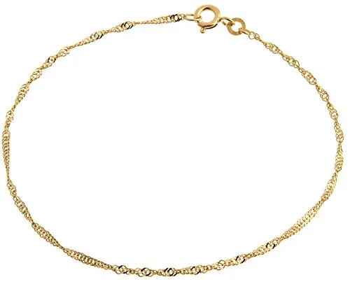 Fa. Thomas Maier Singapurkette Armband - 1,8mm Breite - 333 Gold, Länge wählbar von 17-22cm