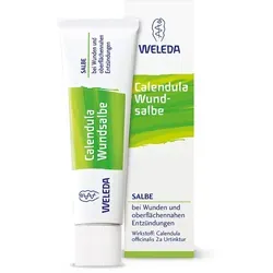 Calendula Wundsalbe - Arzneimittel zur Unterstützung der Wundheilung, fördert die Regeneration von Hautgewebe bei Schürfwunden und kleinen Schnittwunden, ideal für Kinder.
