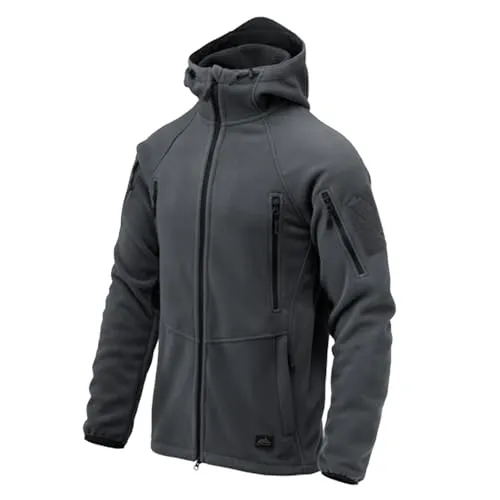 Helikon-Tex Patriot Fleece Jacket MK 2 Taktischer Kapuzen-Zipper mit vielen Taschen, Shadow Grey, L