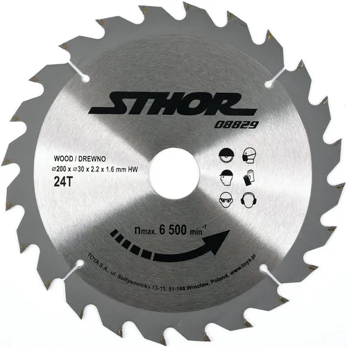 TRIZERATOP Kreissägeblatt Hartmetall-Kreissägeblatt 200 mm, 24 Zähne, 30 mm Bohrung (Hartmetall-Kreissägeblatt 200 mm, 24 Zähne, 30 mm Bohrung)