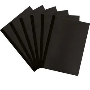 LMG Thermobindemappen A4, 2mm, 20 Blatt - Zubehör für Thermobindegeräte, elegante Leder-Karton-Optik mit sehr guten Klebeeigenschaften für professionelle und langlebige Bindungen.