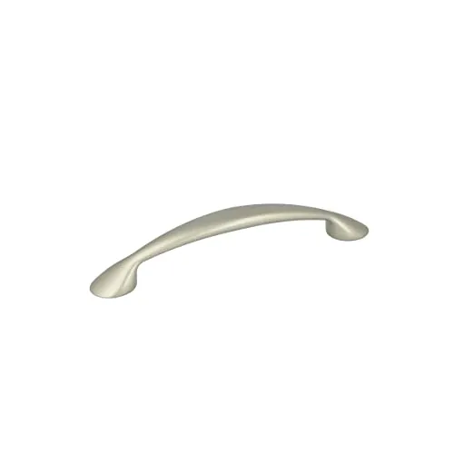 MS Beschläge Schubladengriff Kommodengriff Satinfinish 128mm Lochabstand Edles Design Schrankgriff Möbelgriff Griff Zamak 1804.43