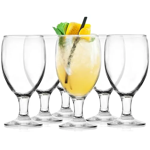 Glasmark KROSNO 1992 Biergläser Biertulpen Set 6 Stück 500 ml Pils Bierglas Stout Gläser Für Bier Coctail Cocktailgläser Spülmaschinengeeignet