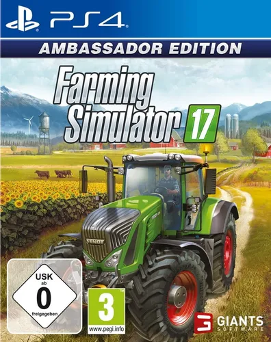 Farming Simulator 17 - Ambassador Edition für PS4 - Simulator-Spiel für die PS4, erlebe die Landwirtschaft hautnah mit realistischer Grafik und umfangreichen Möglichkeiten.